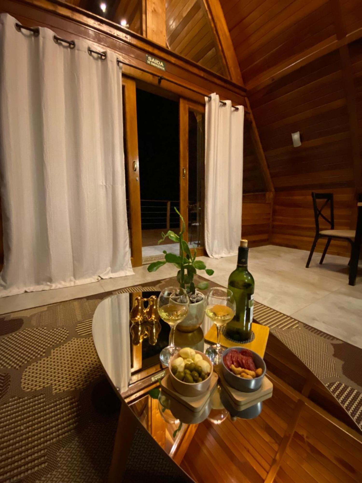Chales Fazenda Floresta Das Araucarias クーニャ エクステリア 写真