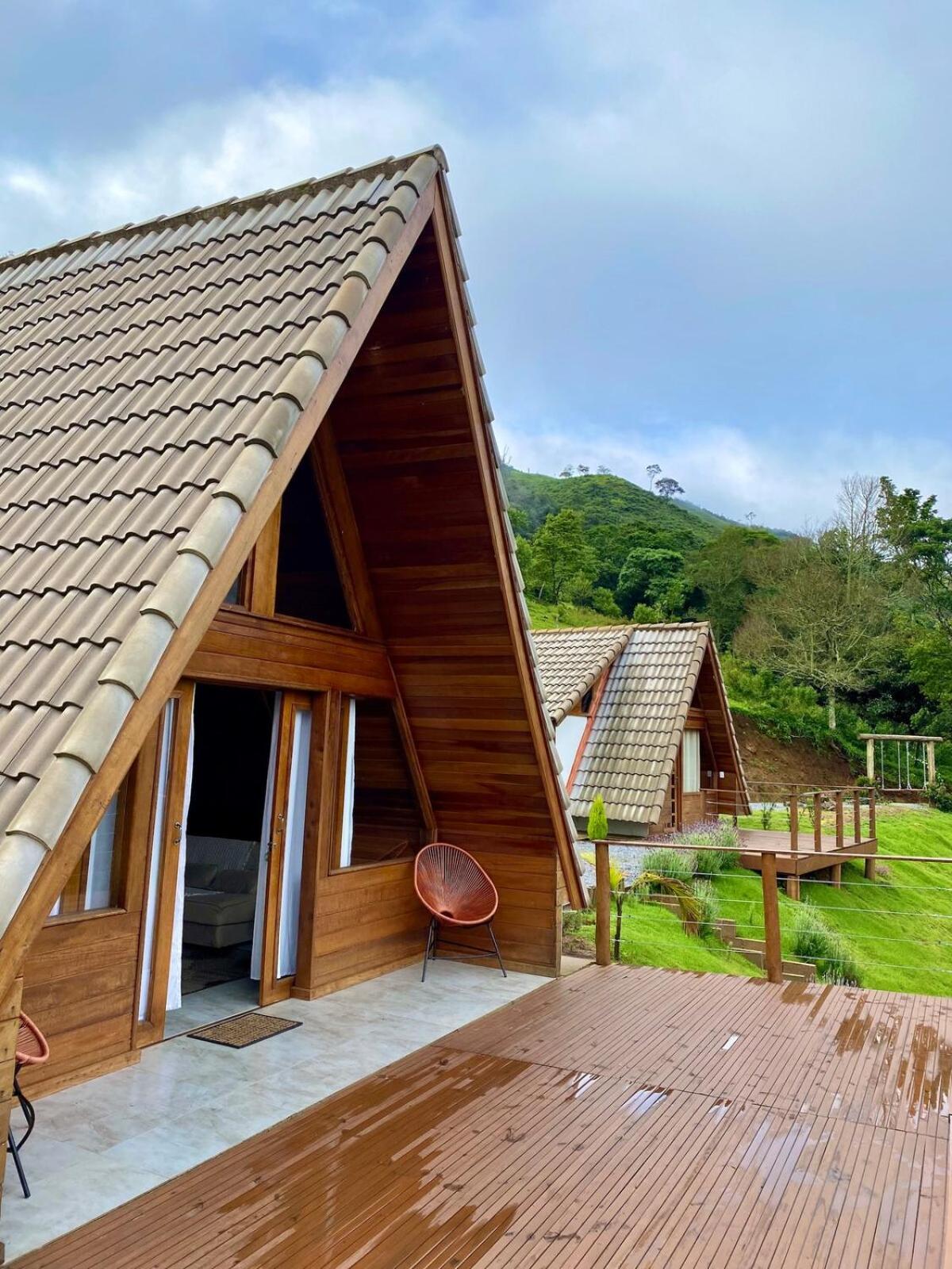 Chales Fazenda Floresta Das Araucarias クーニャ エクステリア 写真